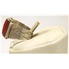 Image 3 : Zuni Coral Petit Point Sterling Silver Men's Ring - Shirley Quam