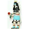 Image 1 : Zuni Multi-Stone Male Rain Dancer Pendant & Pin - Andrea Shirley