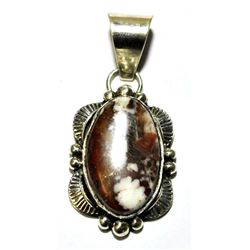 Navajo Wild Horse Small Sterling Silver Pendant - Mary Ann Spencer