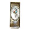 Image 1 : Zuni White Mother of Pearl Sun Design Money Clip - Hustito