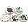 Image 3 : Zuni Multi-Stone 15-Animal Sterling Silver Concho Belt - Dale Edaakie