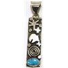 Image 1 : Navjao Turquoise Sterling Silver Pendant - Alex Sanchez