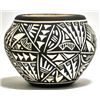 Image 1 : Acoma Pueblo Etched Bowl Pottery - Jae