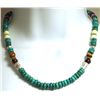 Image 2 : Navajo Turquoise & Multi-Stone Necklace - Tommy Singer