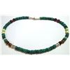 Image 3 : Navajo Turquoise & Multi-Stone Necklace - Tommy Singer