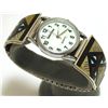 Image 1 : Zuni Multi-Stone Inlay Sterling Silver Men's Watch - Leander & Lisa Otholi