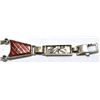 Image 3 : Zuni Multi-Stone Knifewing Kachina Sterling Silver Link Bracelet - Don Dewa