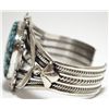 Image 3 : Navajo Spider Web Kingman Turquoise Sterling Silver Cuff Bracelet - Mary Ann Spencer