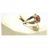 Image 2 : Zuni Red Opal Inlay Sterling Silver Small Turtle Women's Ring - Vernon Waikaniwa