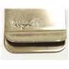 Image 2 : Navajo Turquoise Sterling Silver Wolf Head Money Clip - Richard Singer