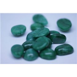 168.15 CTW AFRICAN EMERALD CABUSHION LOOSE STONES