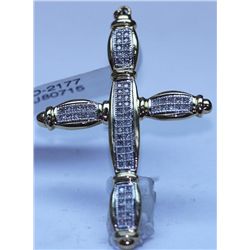 23.70 CTW DIAMOND PENDANT 14K YELLOW GOLD