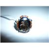 Image 1 : NATURAL 27.50 CTW SEMI PRECIOUS RING .925 STERLING SILV