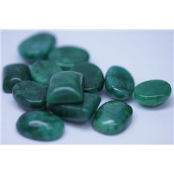 144.85 CTW AFRICAN EMERALD CABUSHION LOOSE STONES