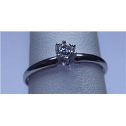 7.65 CTW DIAMOND RING 14K WHTE GOLD