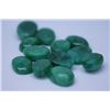 Image 1 : 147.20 CTW AFRICAN EMERALD CABUSHION LOOSE STONES