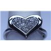 Image 1 : 12.50 CTW DIAMOND RING 14K WHITE GOLD