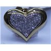 Image 1 : 8.00 CTW DIAMOND HEART PENDANT 14K YELLOW GOLD