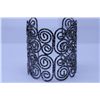 Image 1 : 200CTW ANTIQUE BLACK BRASS BANGLE METAL BRASS