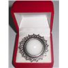Image 1 : 8CTW WHITE ROUND BRASS ADJUSTABLE RING