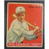 Image 1 : 1933 Goudey baseball card #1  CRITZ  good Book value $350