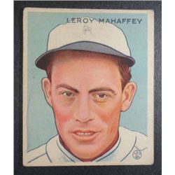 1933 Goudey baseball card #196 MAHAFFEY VG+ Book value $165
