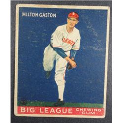 1933 Goudey baseball card #65  GASTON VGEX Book value $165