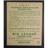 Image 2 : 1933 Goudey baseball card #66  GRANTHAM VGEX Book value $165