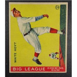 1933 Goudey baseball card #60  WAITE HOYT VG+ Book value $400