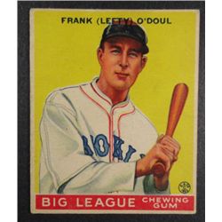 1933 Goudey baseball card #58  "LEFTY" ODOUL  VG+ Book value $250