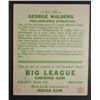 Image 2 : 1933 Goudey baseball card #183  WALBERG  EX Book value $165