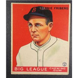 1933 Goudey baseball card #105  FRIBRG  VGEX+  Book value $165
