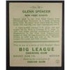 Image 2 : 1933 Goudey baseball card #84  SPENCER  VG+  Book value $165