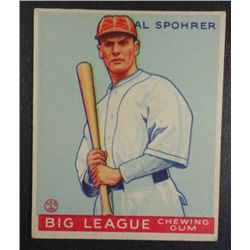 1933 Goudey baseball card #161  SPOHRER  VG+  Book value $165