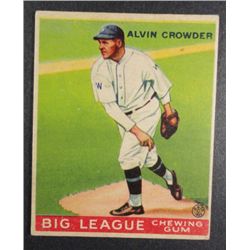 1933 Goudey baseball card #95  CROWDER  VGEX+ Book value $165