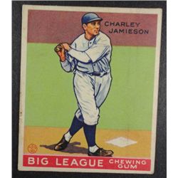 1933 Goudey baseball card #171  JAMIESON  VGEX Book value $165
