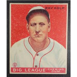1933 Goudey baseball card #150  KOLP  VGEX+ Book value $165