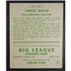 Image 2 : 1933 Goudey baseball card #210  DAVIS  EX Book value $165