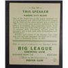 Image 2 : 1933 Goudey baseball card #89  TRIS SPEAKER  EX O/C Book value $550