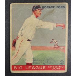 1933 Goudey baseball card #24  FORD  good Book value $250