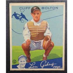 1934 Goudey baseball card #65  BOLTON  VGEX+   Book value $160