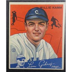 1934 Goudey baseball card #14  KAMM  EX   Book value $120
