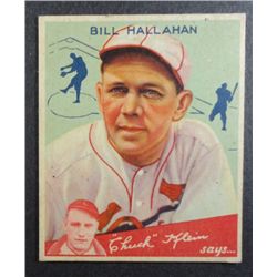 1934 Goudey baseball card #82  HALLAHAN VGEX+   Book value $300