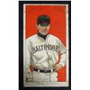 Image 1 : T206 tobacco cardSam Strang Baltimore EX lite cr UR colorful  dirty grades VG/EX