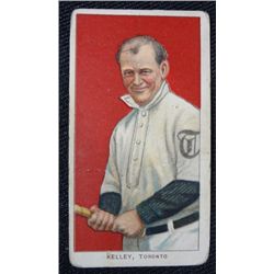 T206 tobacco card Joe Kelly Toronto VG crease middle colorful