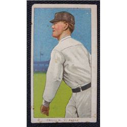 T206 tobacco card John Frill NY Amer  Ex lite crease UL colorful