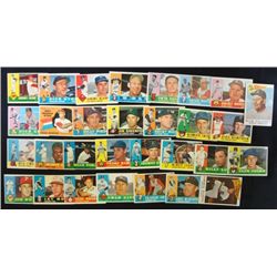 30 1960 Topps baseball cards great start to a set EX or better