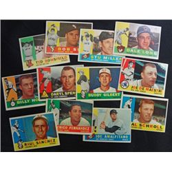 30 1960 Topps baseball cards great start to a set EX or better