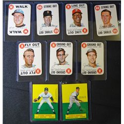 1964 Topps stand ups Pascual and Osteen-1968 Topps Game