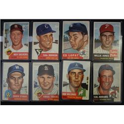 13 1953 TOPPS #67-73-87-88-89-96-97-98-102-105-108-111-113 VG or better  Book